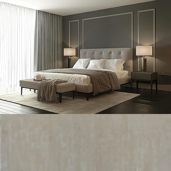 Eucalyptus, Sitap. Луксозен италиански монохромен килим с правоъгълна форма.