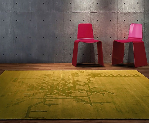 Metro, Sitap. Луксзен италиански, ръчно тъкан килим.