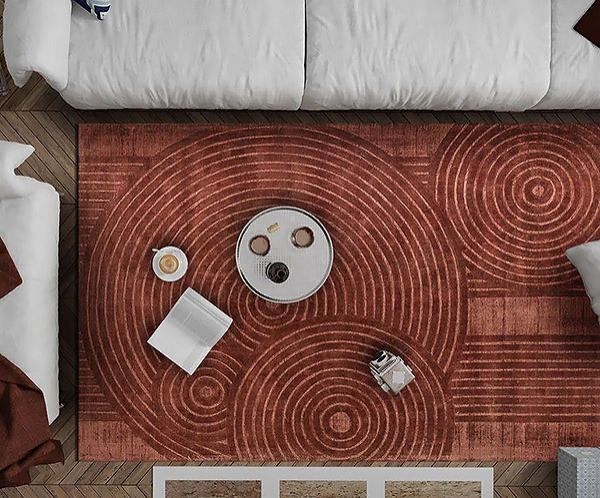 Zen, Sitap. Модерен италиански едноцветен килим с кръгла, правоъгълна или квадратна форма.