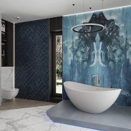 Êîëåêöèÿ Antarctica. Ïðîèçâîäèòåë - Tecnografica, Èòàëèÿ. Ëóêñîçíè èòàëèàíñêè äåêîðàòèâíè ñòåííè îáëèöîâêè îò ñòúêëî. Ëóêñîçíè ä