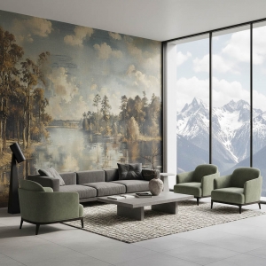 картини със смола Колекция Contemplation. Производител - Tecnografica, Италия. Модерни италиански фототапети с пейзажи. Висок клас италиански тапе