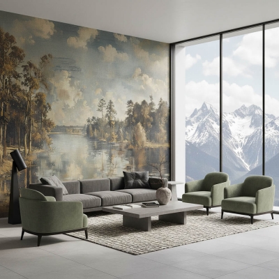 Колекция Contemplation. Производител - Tecnografica, Италия. Модерни италиански фототапети с пейзажи. Висок клас италиански тапе