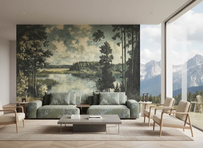 Колекция Contemplation. Производител - Tecnografica, Италия. Модерни италиански фототапети с пейзажи. Висок клас италиански тапе