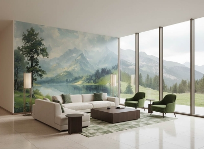 Колекция Contemplation. Производител - Tecnografica, Италия. Модерни италиански фототапети с пейзажи. Висок клас италиански тапе