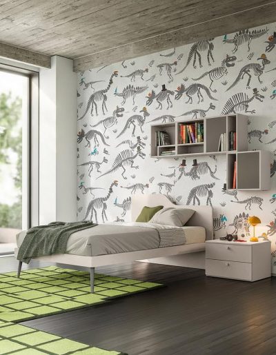 Модел Dino. Производител - Tecnografica, Италия. Висок клас детски тапети с динозаври. Модерни италиански тапети и фототапети за
