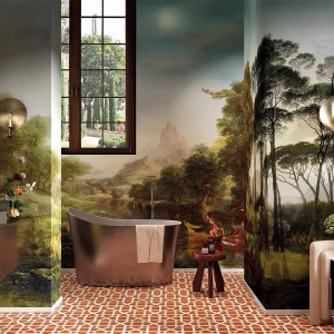 картини със смола Mystic Valley, Tecnografica. Висок клас италиански фототапет с пейзаж.