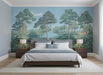 Колекция Mystic Valley. Производител - Tecnografica, Италия. Модерни италиански пейзажни фототапети. Луксозни италиански тапети