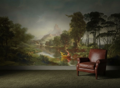 Колекция Mystic Valley. Производител - Tecnografica, Италия. Модерни италиански пейзажни фототапети. Луксозни италиански тапети