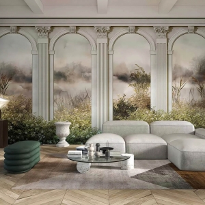 картини със смола Колекция Mystic Valley. Производител - Tecnografica, Италия. Модерни италиански пейзажни фототапети. Луксозни италиански тапети