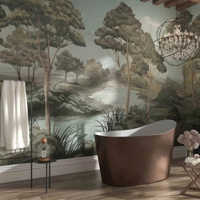 Колекция Mystic Valley. Производител - Tecnografica, Италия. Модерни италиански пейзажни фототапети. Луксозни италиански тапети