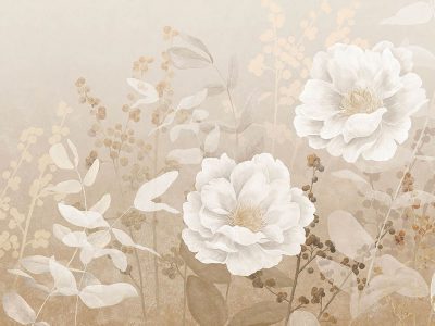 Колекция Pemberley. Производител - Tecnografica, Италия. Дизайнерски италиански тапет за акцентна стена с флорален дизайн. Висок