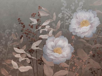 Колекция Pemberley. Производител - Tecnografica, Италия. Дизайнерски италиански тапет за акцентна стена с флорален дизайн. Висок