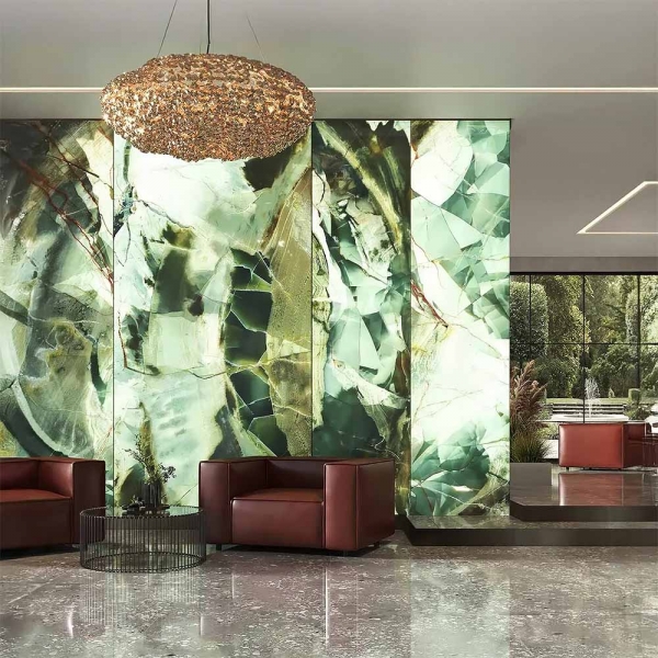 Phoenix Green, Tecnografica. Модерни италиански декоративни стенни панели с цветове.