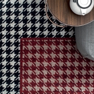 Модел Farfa. Производител Tonin Casa, Италия. Модерен, машинно тъкан италиански двуцветен килим.