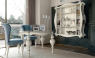 Колекция Capri. Производител Volpi, Италия. Луксозни италиански мебели за трапезария. Класически италиански трапезни маси, столо