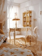 Колекция Romeo. Производител Volpi, Италия. Луксозни италиански мебели за детска стая. Класически италиански детски легла, гарде