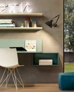 Композиция 125, производител ZG Mobili, Италия. Модерни италиански мебели за детска стая. Луксозни детски легла, гардероби, библ