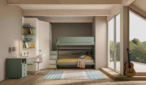 Êîìïîçèöèè 162-164, ZG Mobili. Öÿëîñòíî îáçàâåæäàíå çà äåòñêà ñòàÿ ñ äâóåòàæíî ëåãëî.