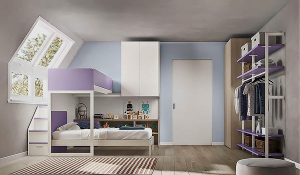 Êîìïîçèöèè 166-169, ZG Mobili. Ìîäåðíè èòàëèàíñêè ìåáåëè çà äåòñêà ñòàÿ ñ äâå ëåãëà.